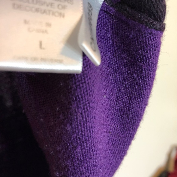 New York and Company purple festive sweater - Picture 2 of 2